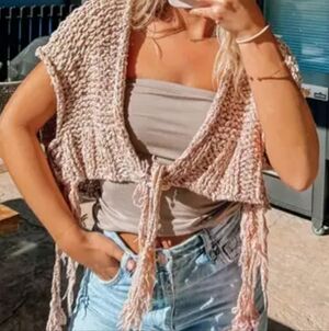 Cozy Cream Knit Sweater From Free People